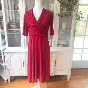 Evan Picone Red Dress